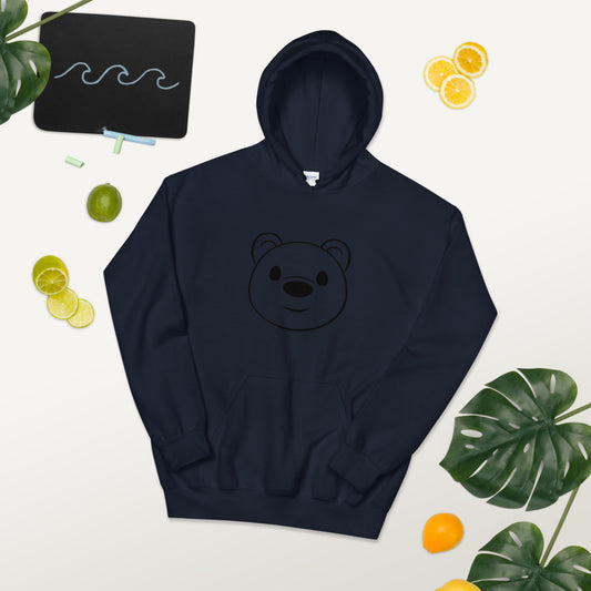 Grizzlybur Head Hoodie - Black